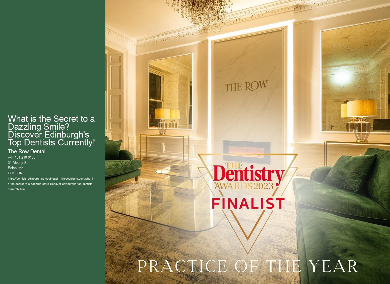 What is the Secret to a Dazzling Smile? Discover Edinburgh's Top Dentists Currently!